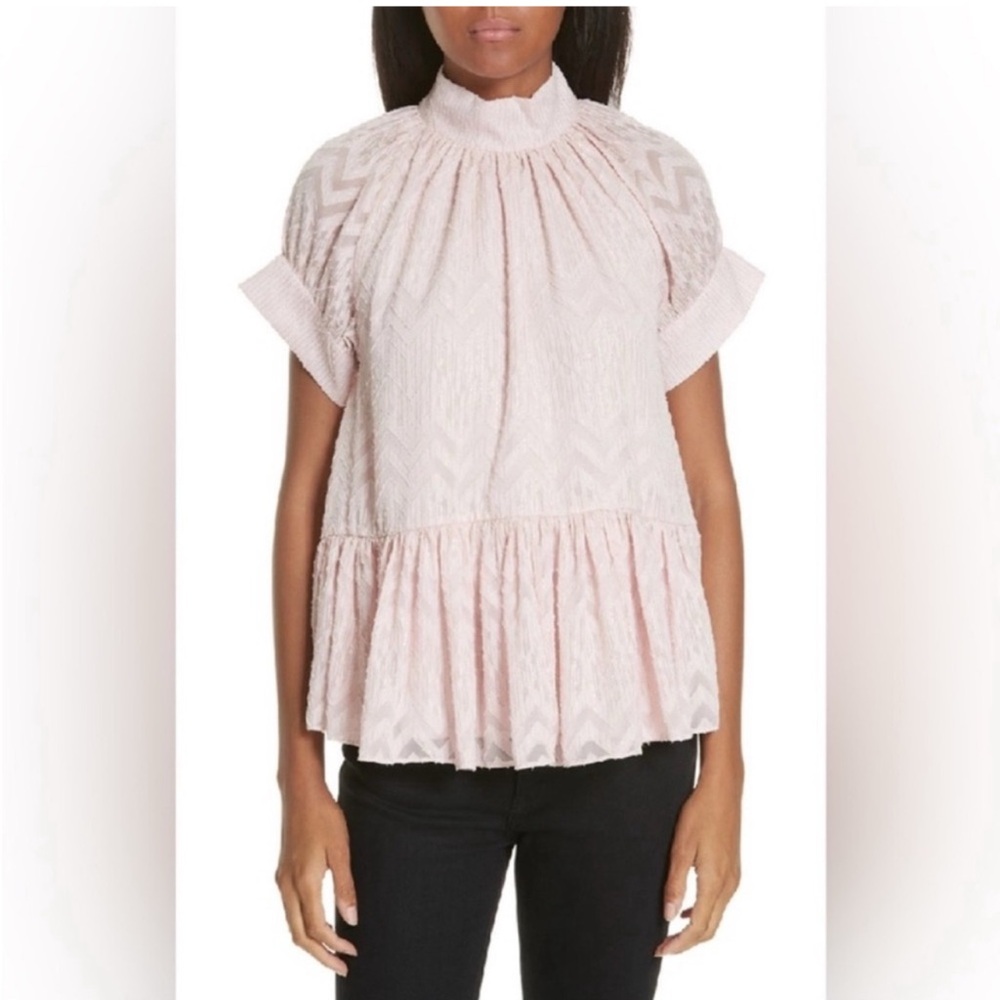 Opening Ceremony Pink Women's Top. Medium. - Picture 2 of 3